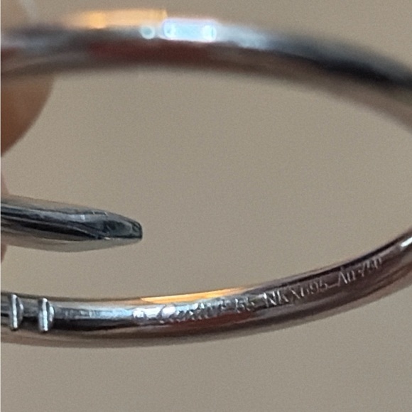 Cartier White Gold Just Un Clou small ring . Size 55 - Picture 9 of 9